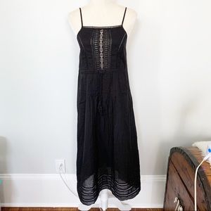 Vitamin A Embroided Cotton Sundress Swim Coverup
